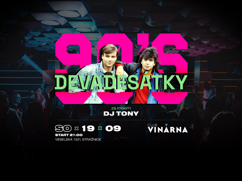 Plakát akce Devadesátky